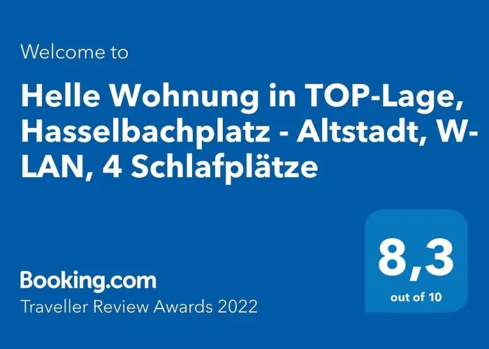 Helle Wohnung In Top-Lage, Hasselbachplatz - Altstadt, W-Lan, 4 Schlafplaetze