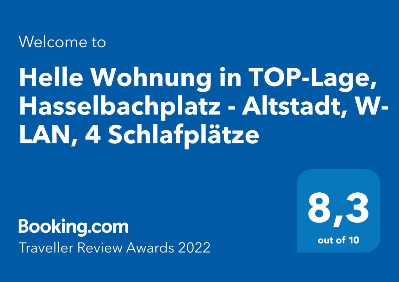 Apartment Helle In Top-lage, Hasselbachplatz - Altstadt, W-lan, 4 Schlafplaetze